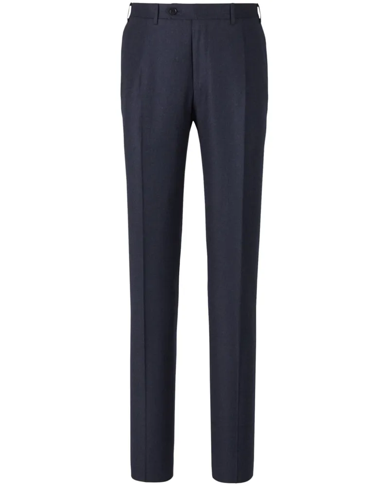 Canali Klassische Hose - Blau Blau