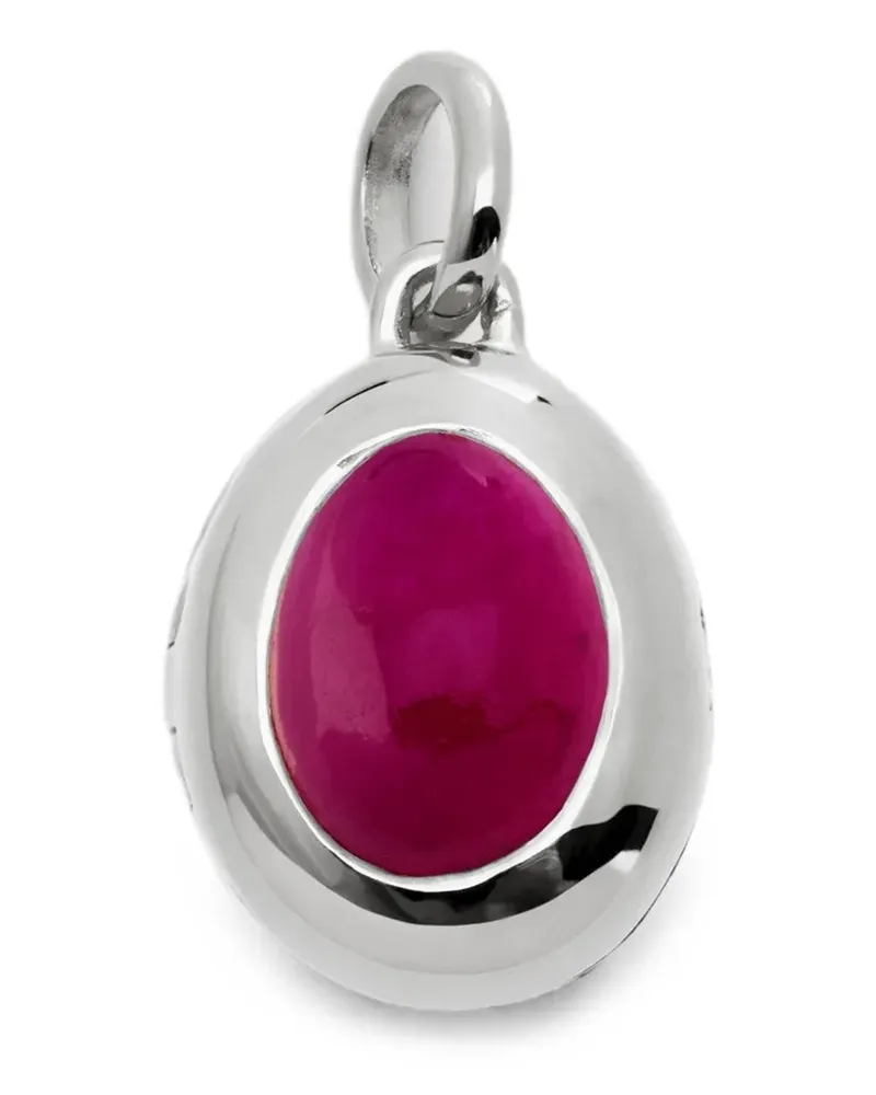 Monica Vinader Halskette mit Quarz - Silber Silber