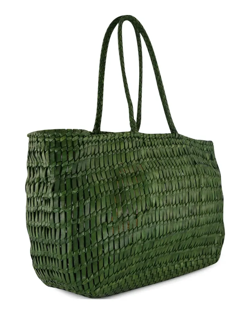 Dragon Diffusion Gewebter Terrafino Tote Bag - Grün Grün