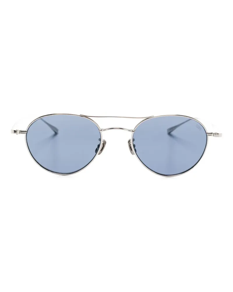 EYEVAN 7285 Runde Sonnenbrille - Silber Silber