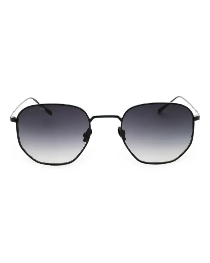 Lacoste Sonnenbrille mit geometrischem Gestell - Blau Blau