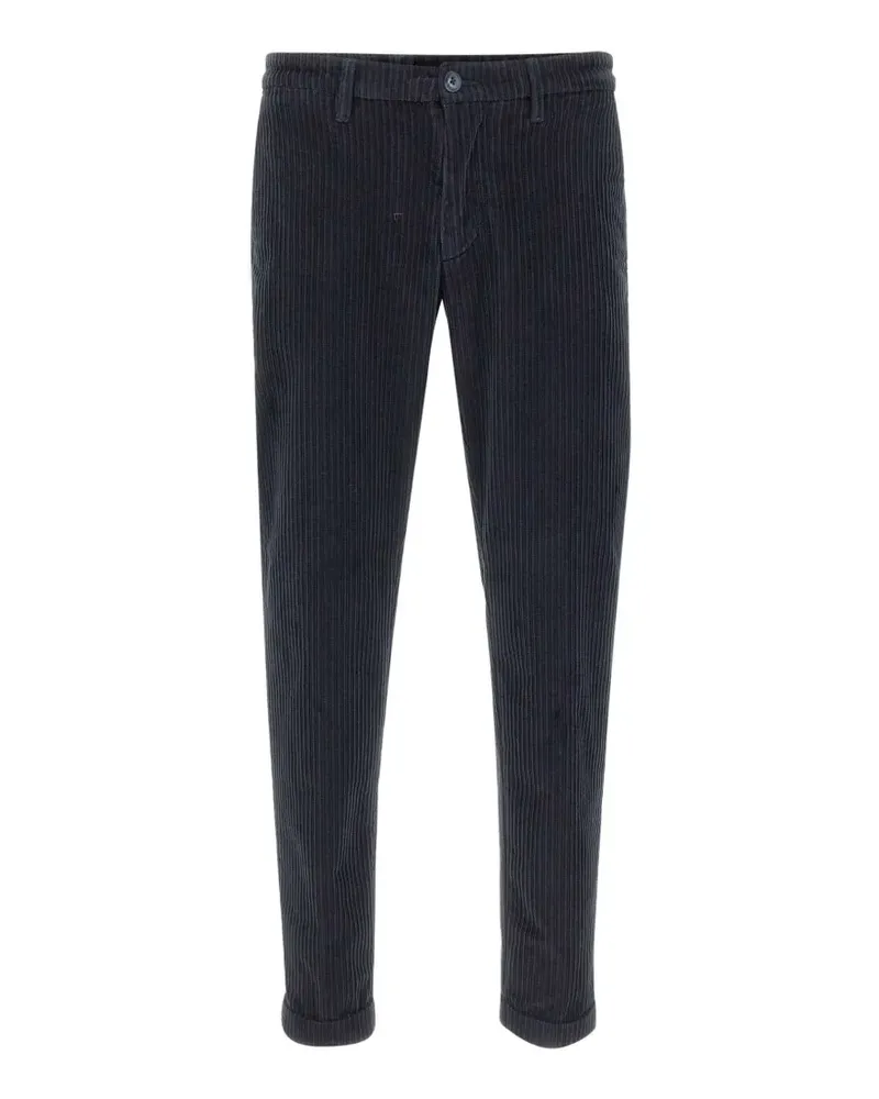 Re-HasH Mucha corduroy straight trousers - Blau Blau