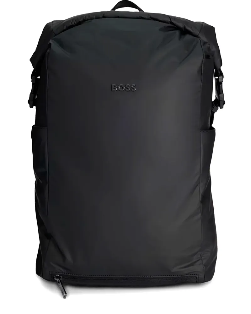 HUGO BOSS Rucksack mit mehreren Fächern - Schwarz Schwarz
