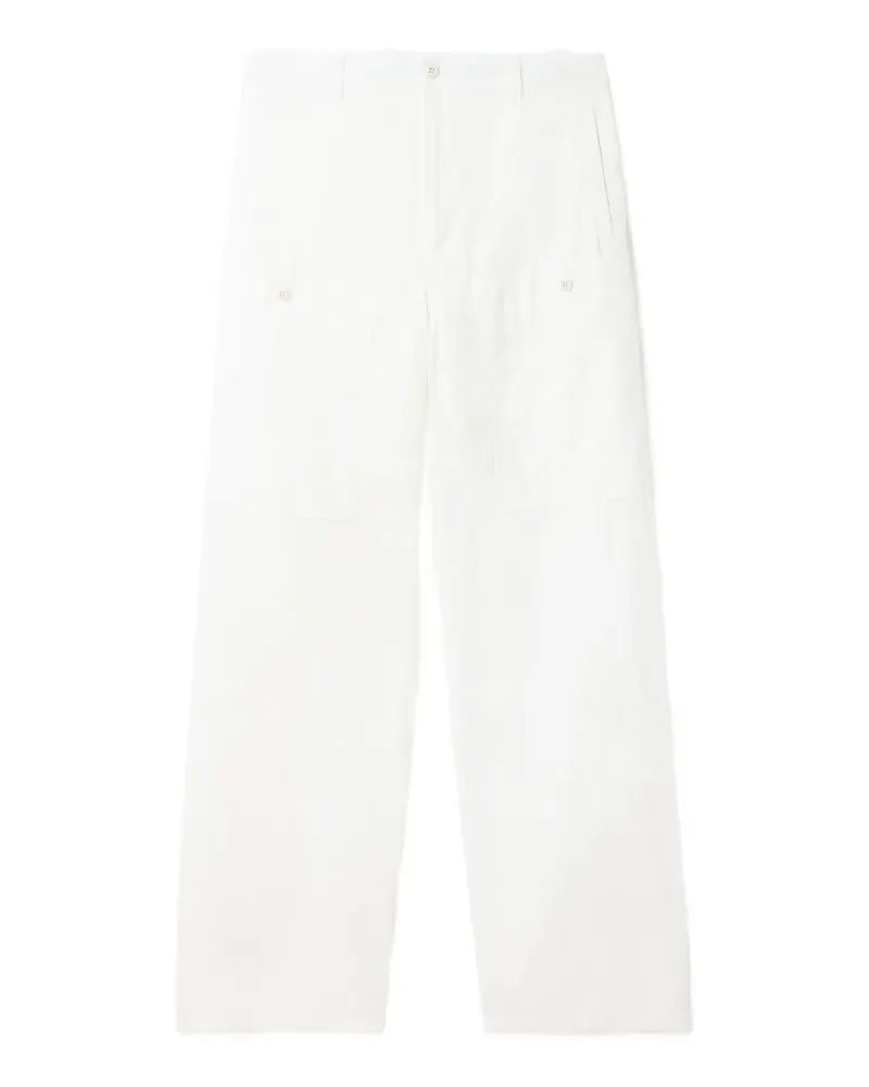 Filippa K washed-finish cargo pants - Weiß Weiß