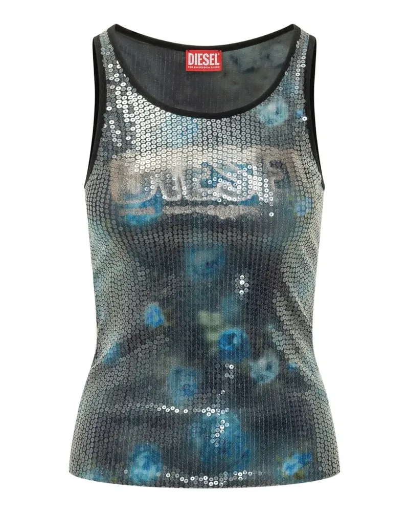 Diesel T-Unky Tanktop - Blau Blau