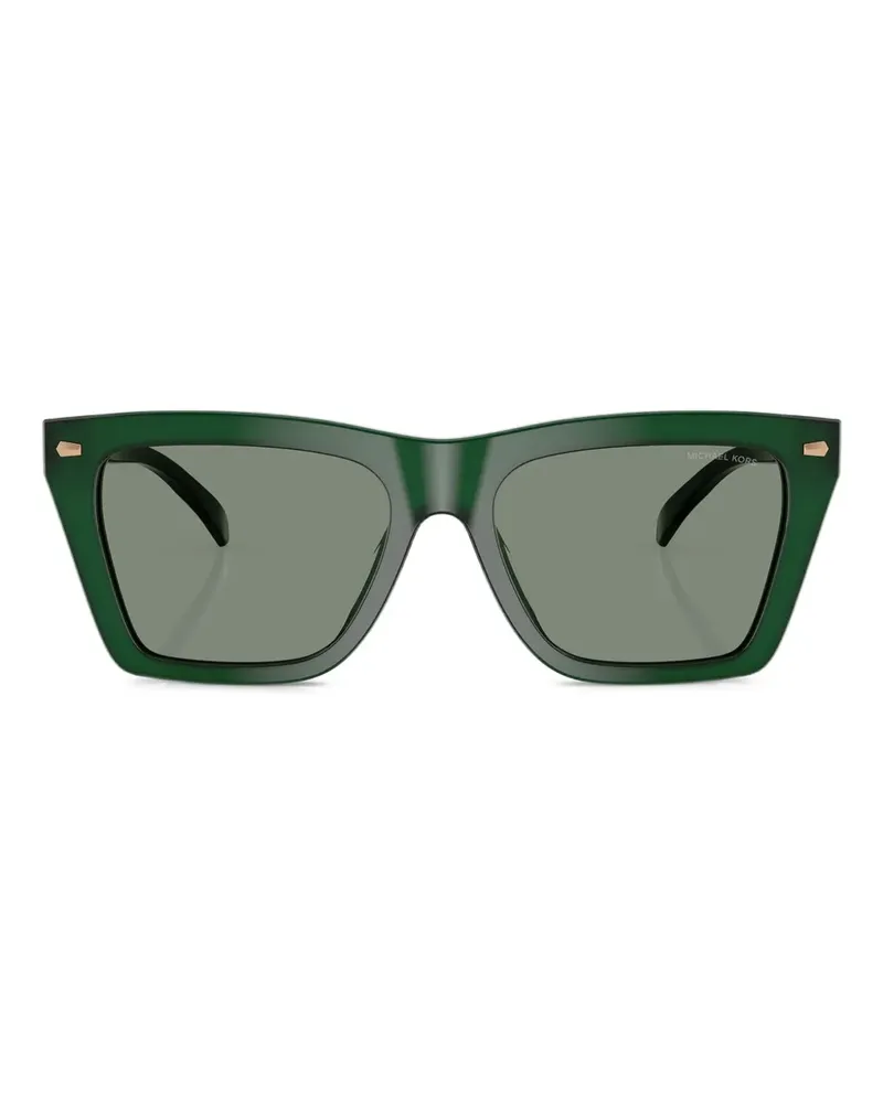 Michael Kors Sonnenbrille mit eckigem Gestell - Grün Grün