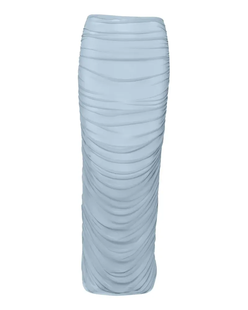 Baobab Collection Geraffter Mesh-Pareo - Blau Blau