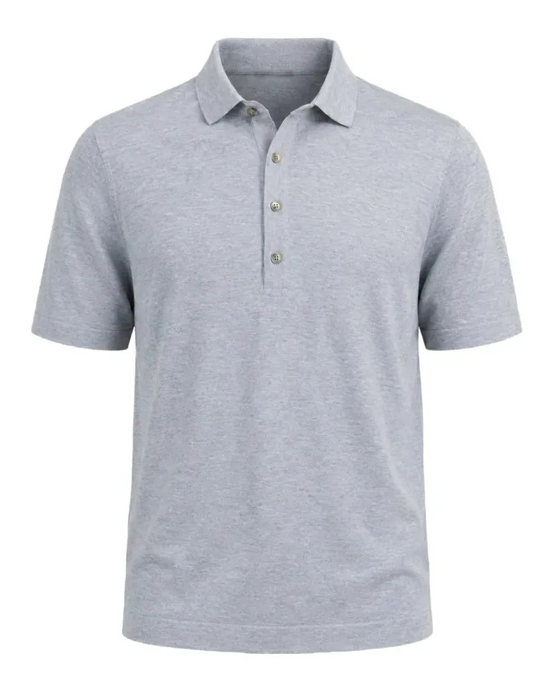 FRADI Kurzärmeliges Poloshirt - Grau Grau