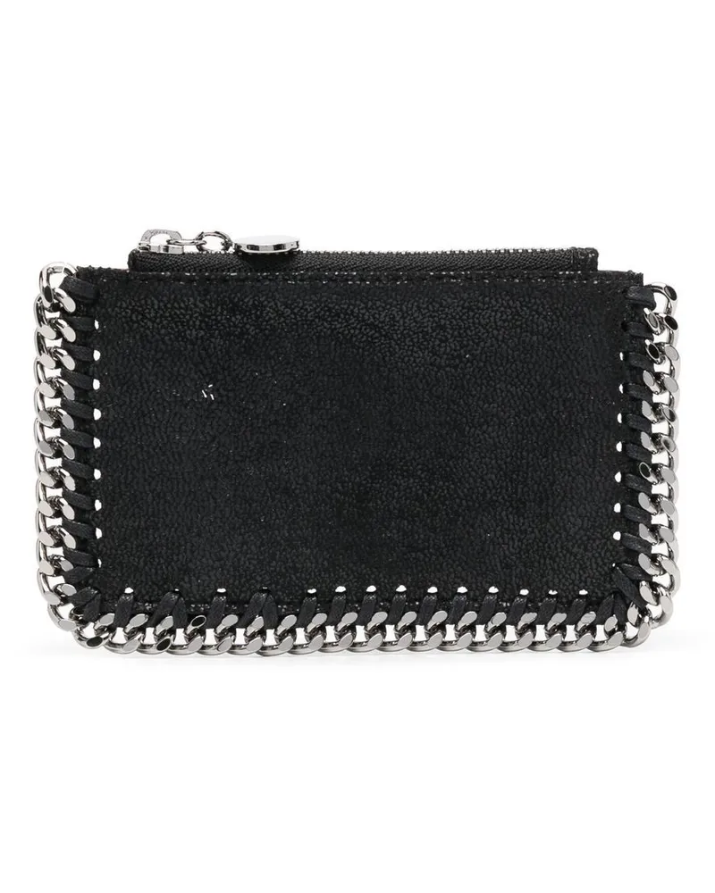 Stella McCartney Kartenetui mit Zierkette - Schwarz Schwarz