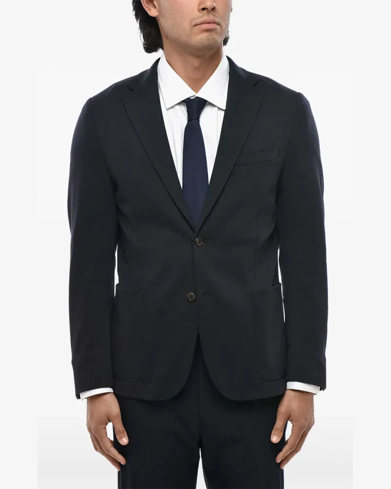 Corneliani single-breasted blazer - Blau Blau