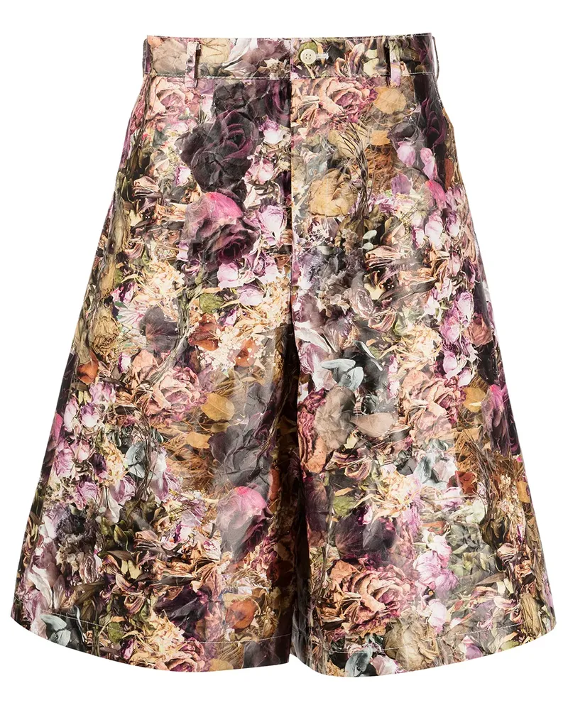 Comme des Garçons Shorts mit grafischem Print - Mehrfarbig Mehrfarbig