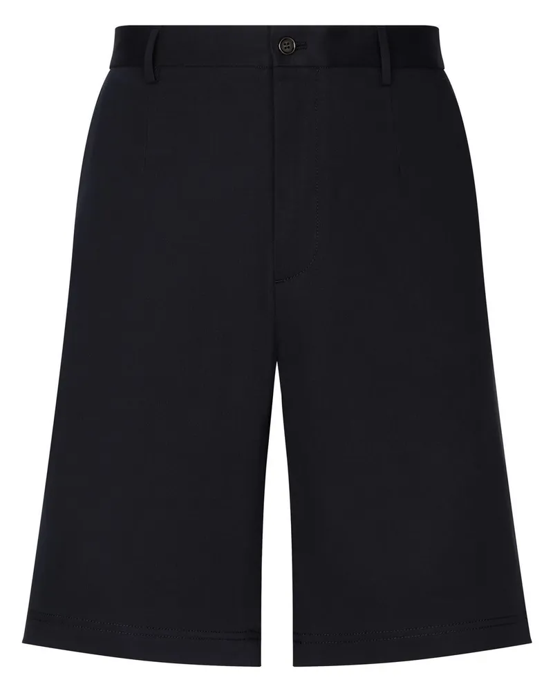 Dolce & Gabbana Shorts mit Logo-Schild - Schwarz Schwarz