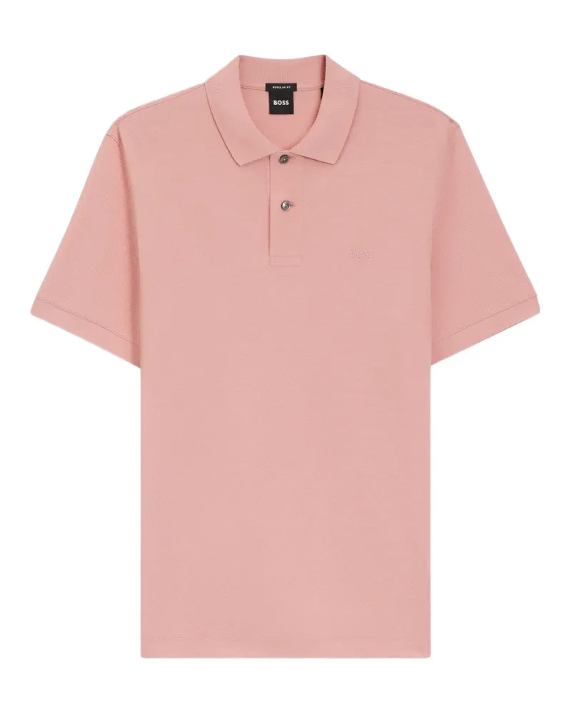 HUGO BOSS Poloshirt mit Knopfleiste - Rosa Rosa
