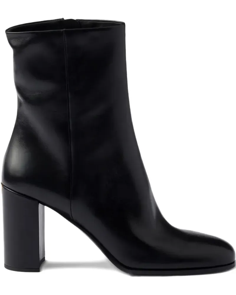Prada Stiefel mit Blockabsatz - Schwarz Schwarz