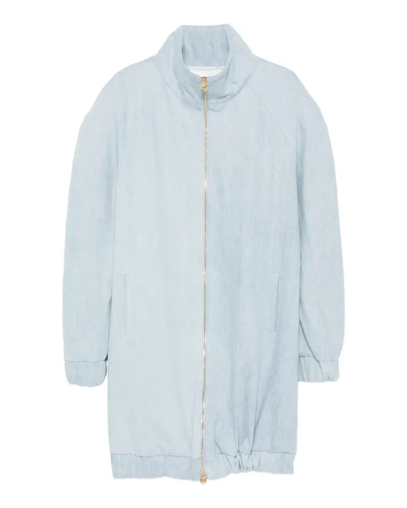 Rowen Rose zipped coat - Blau Blau