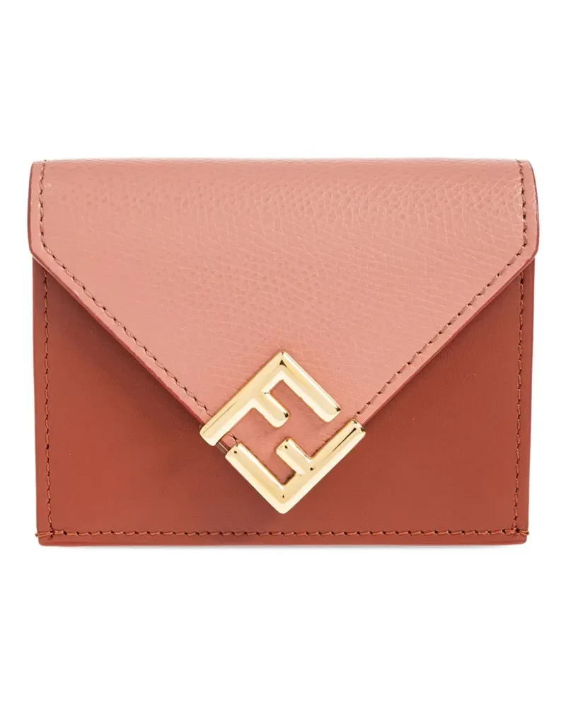 Fendi FF Diamonds Portemonnaie mit Logo - Rosa Rosa