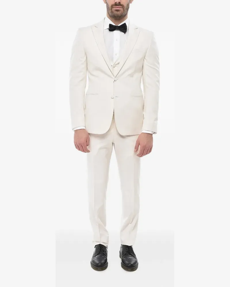 Corneliani three-piece suit - Nude Nude