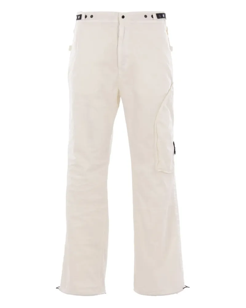 Stone Island Chino mit Kompass-Patch - Nude Nude