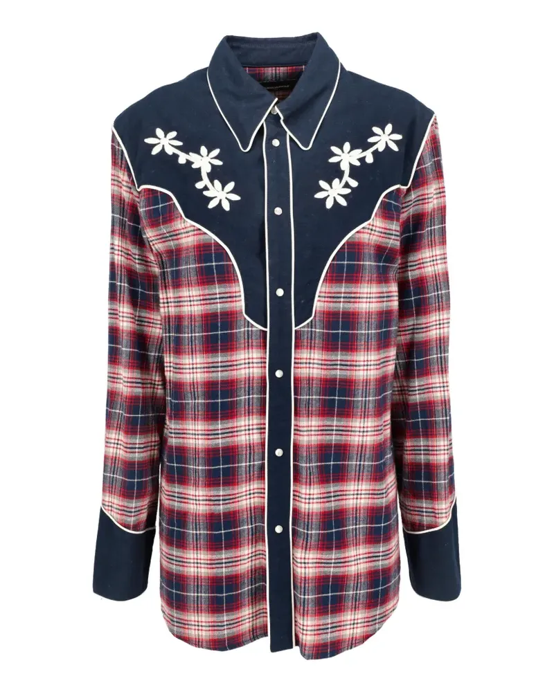 Dsquared2 checked shirt - Blau Blau