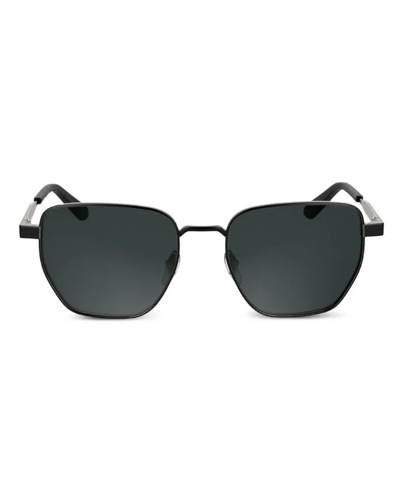 Calvin Klein Sonnenbrille mit eckigem Gestell - Schwarz Schwarz