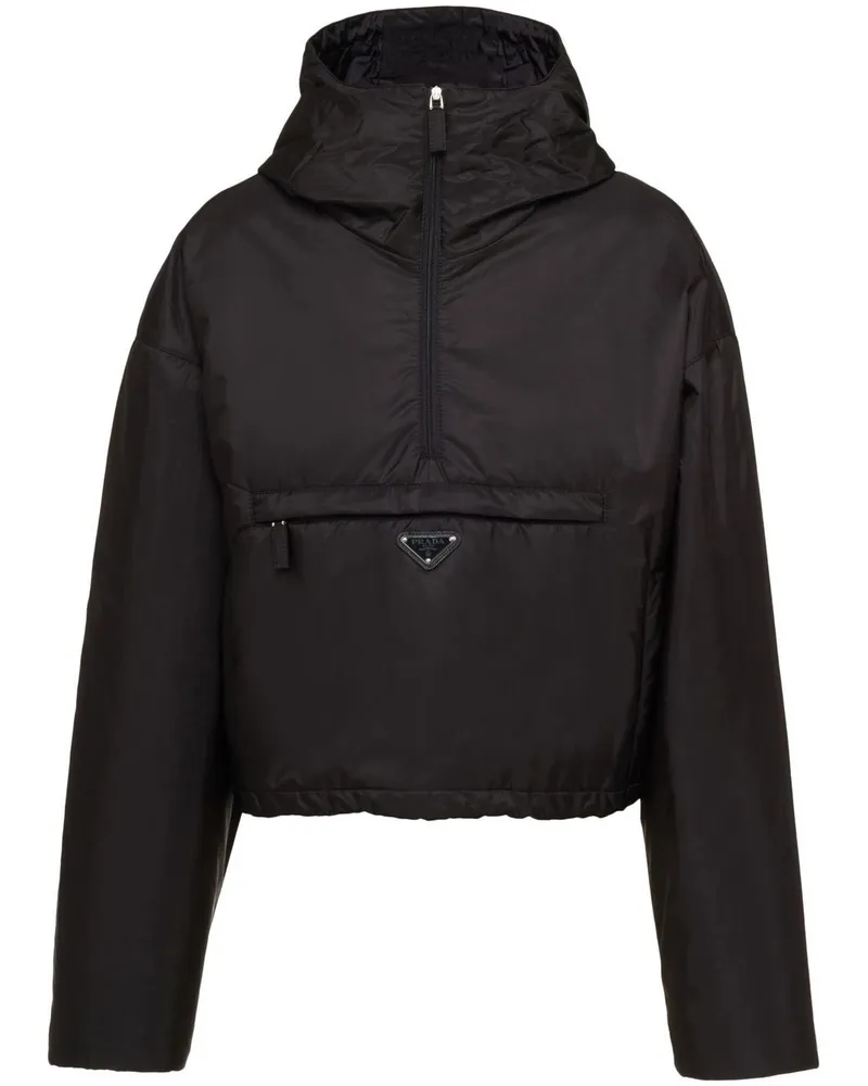 Prada Re-Nylon Jacke - Schwarz Schwarz