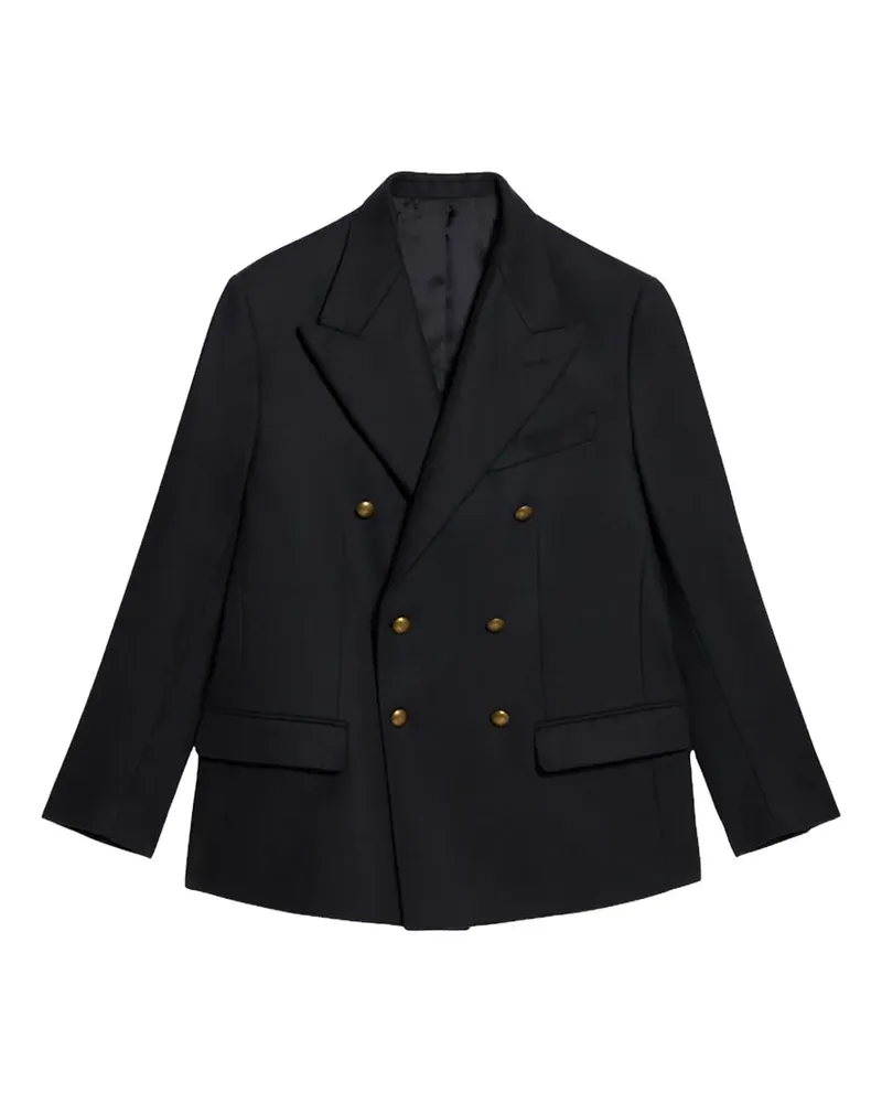 Fortela double-breasted flap pocket blazer - Schwarz Schwarz