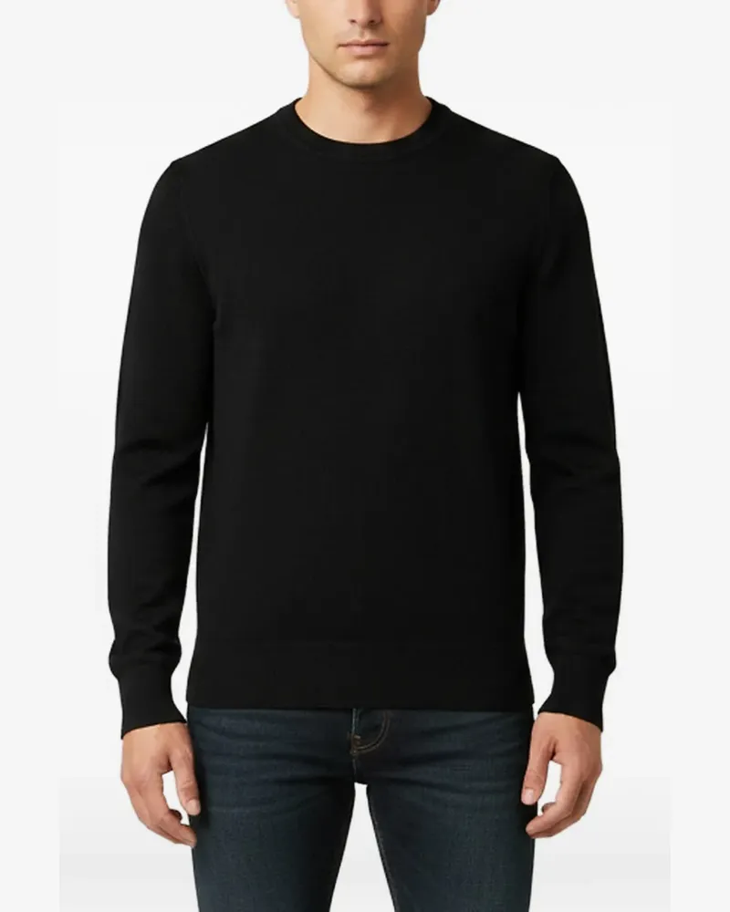 Ermenegildo Zegna Pullover mit Rundhalsausschnitt - Schwarz Schwarz