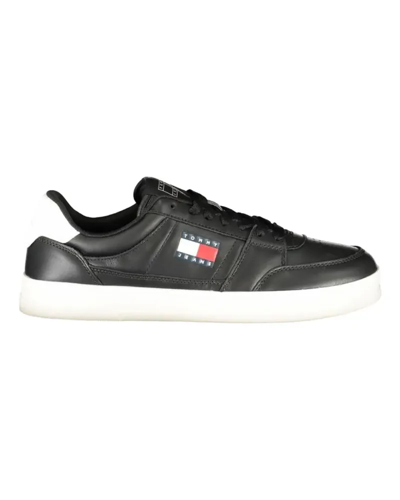 Tommy Hilfiger Greenwich logo-patch sneakers - Schwarz Schwarz