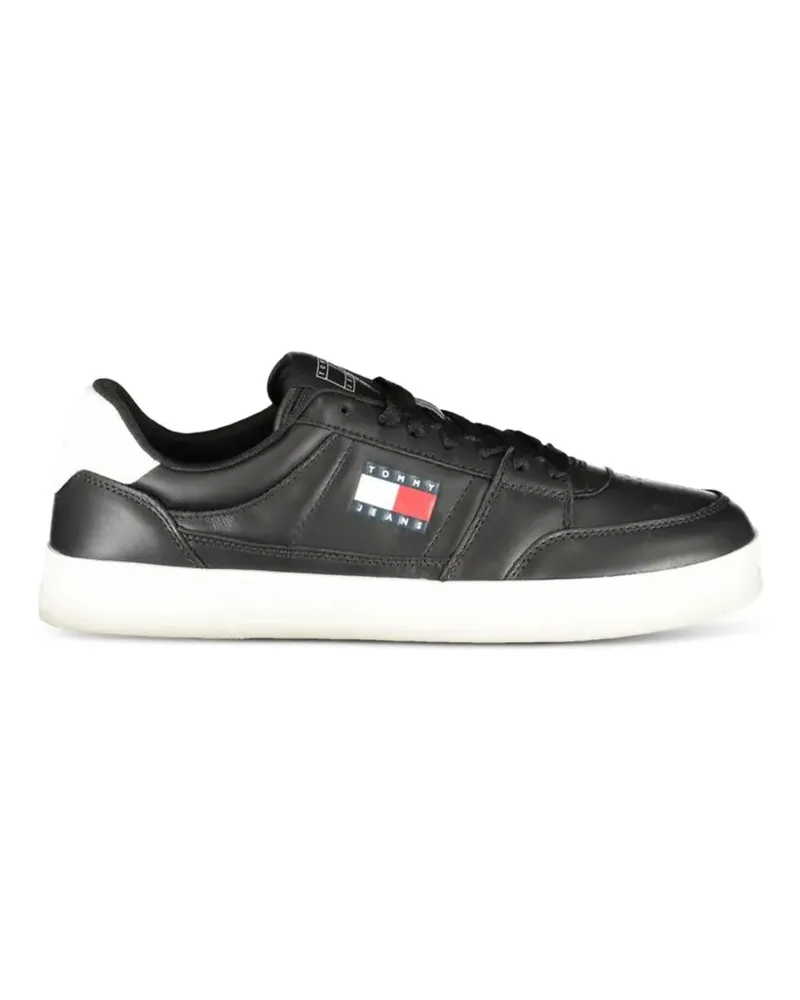Tommy Hilfiger Greenwich logo-patch sneakers - Schwarz Schwarz