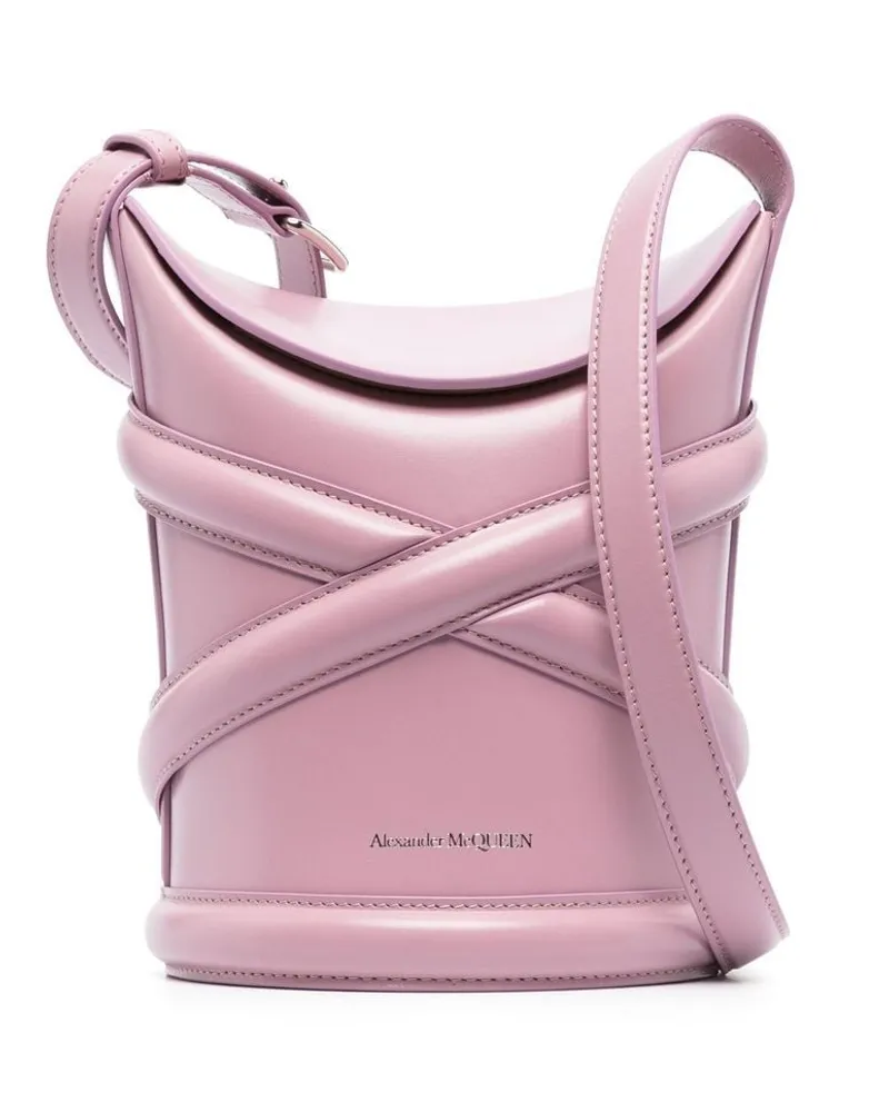 Alexander McQueen The Curve Beuteltasche - Rosa Rosa