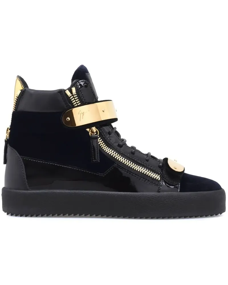 Giuseppe Zanotti Coby High-Top-Sneakers - Schwarz Schwarz