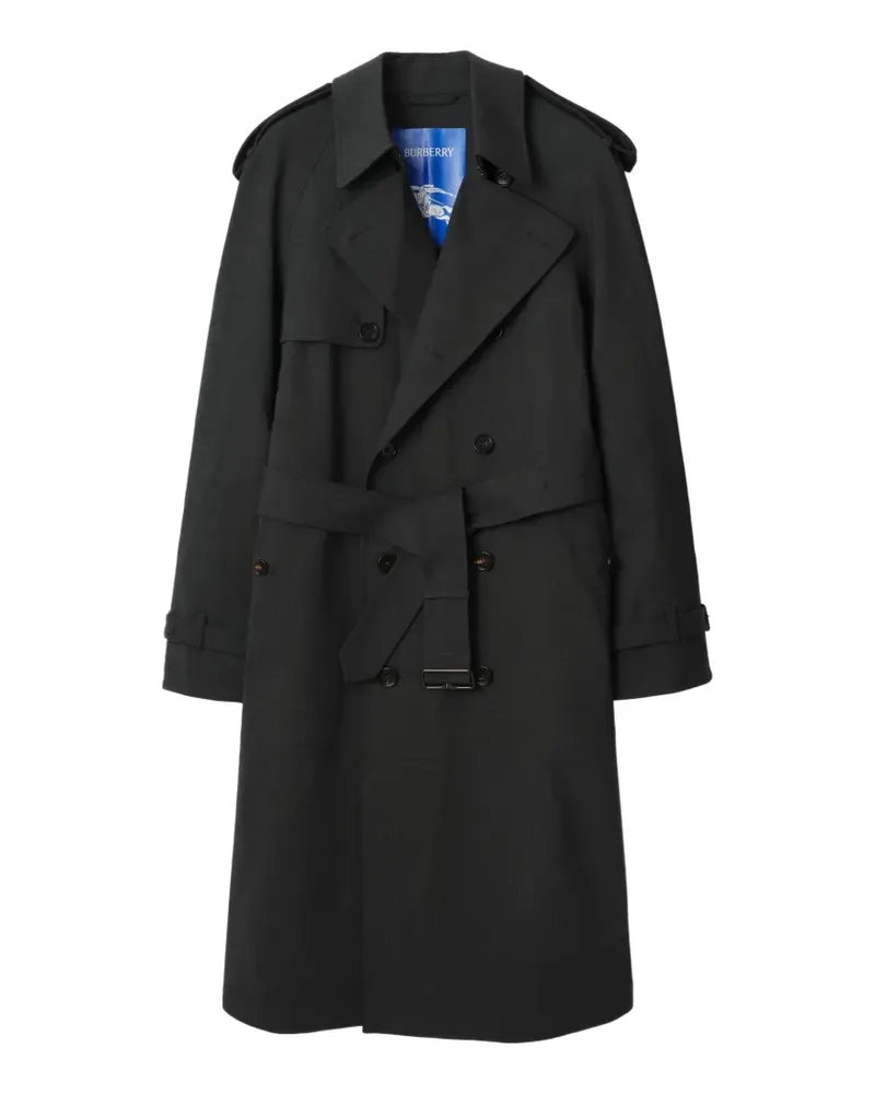 Burberry Trenchcoat mit langem Schnitt - Grau Grau