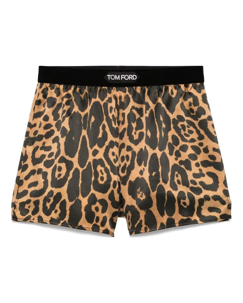 Tom Ford Boxershorts mit Leoparden-Print - Braun Braun