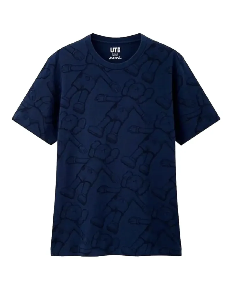 KAWS T-Shirt mit Holiday-Print - Blau Blau
