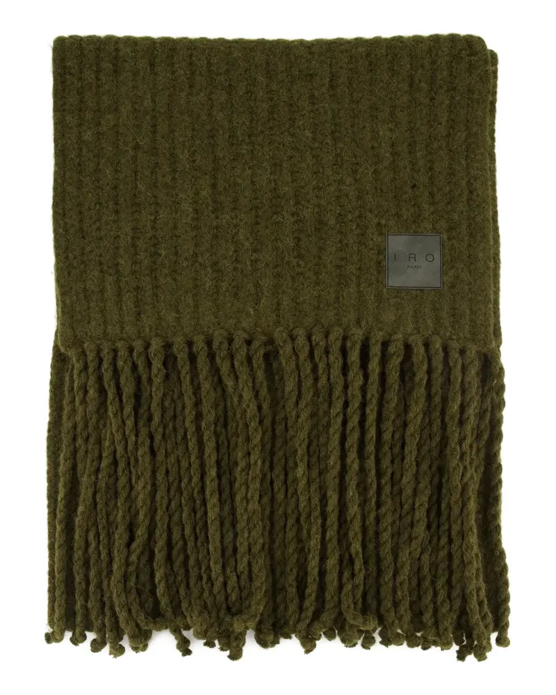 IRO fringed scarf - Grün Grün