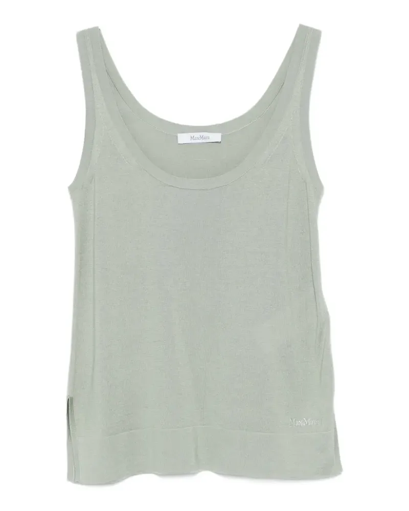 Max Mara scoop-neck tank top - Grün Grün