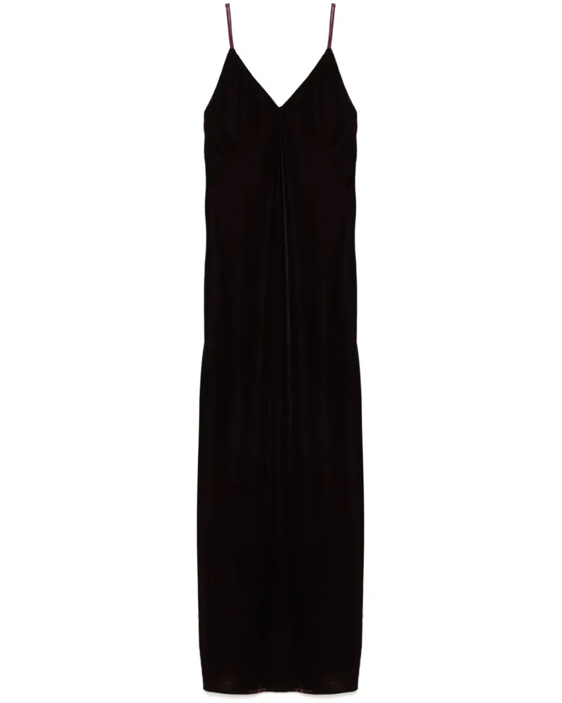Blanca Langes Kleid aus Samt - Violett Violett