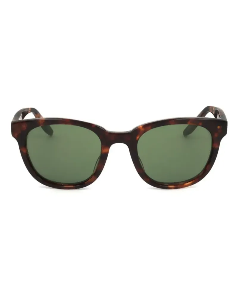 Barton Perreira Sonnenbrille mit rundem Gestell - Braun Braun