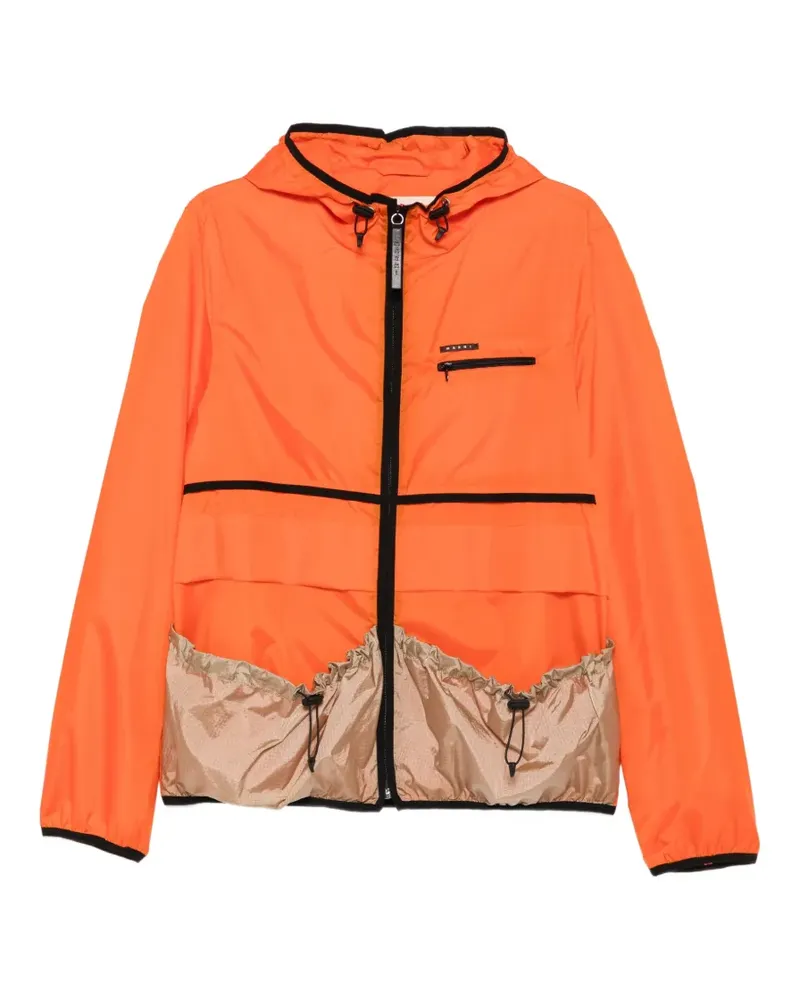 Marni Sportjacke mit Kontrastdetails - Orange Orange
