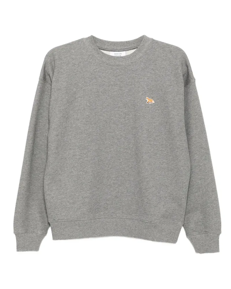 Kitsuné Sweatshirt mit Logo-Stickerei - Grau Grau