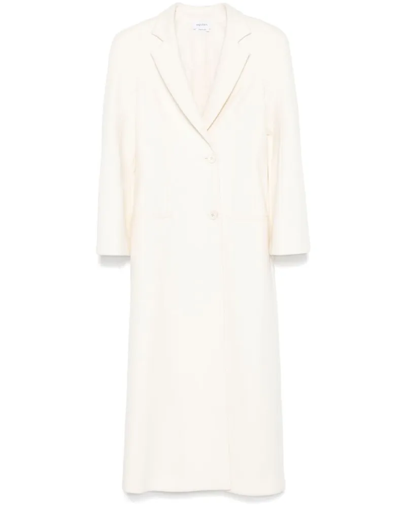 Alexander McQueen Doppelreihiger Mantel mit betonten Schultern - Nude Nude