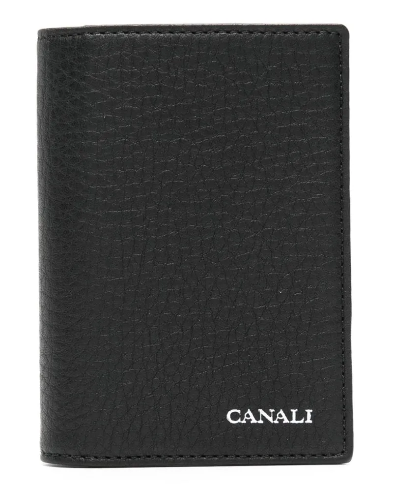 Canali Portemonnaie Mit Klappe Schwarz