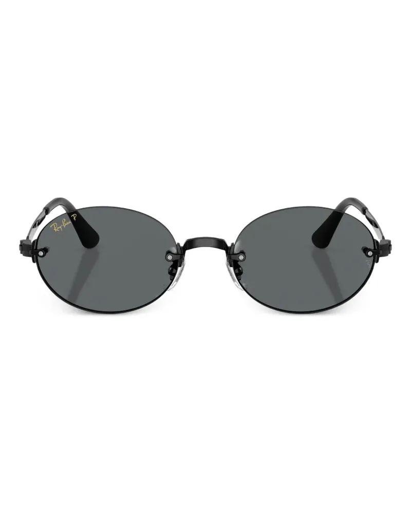 Ray Ban x A$AP Rocky ovale Sonnenbrille - Schwarz Schwarz