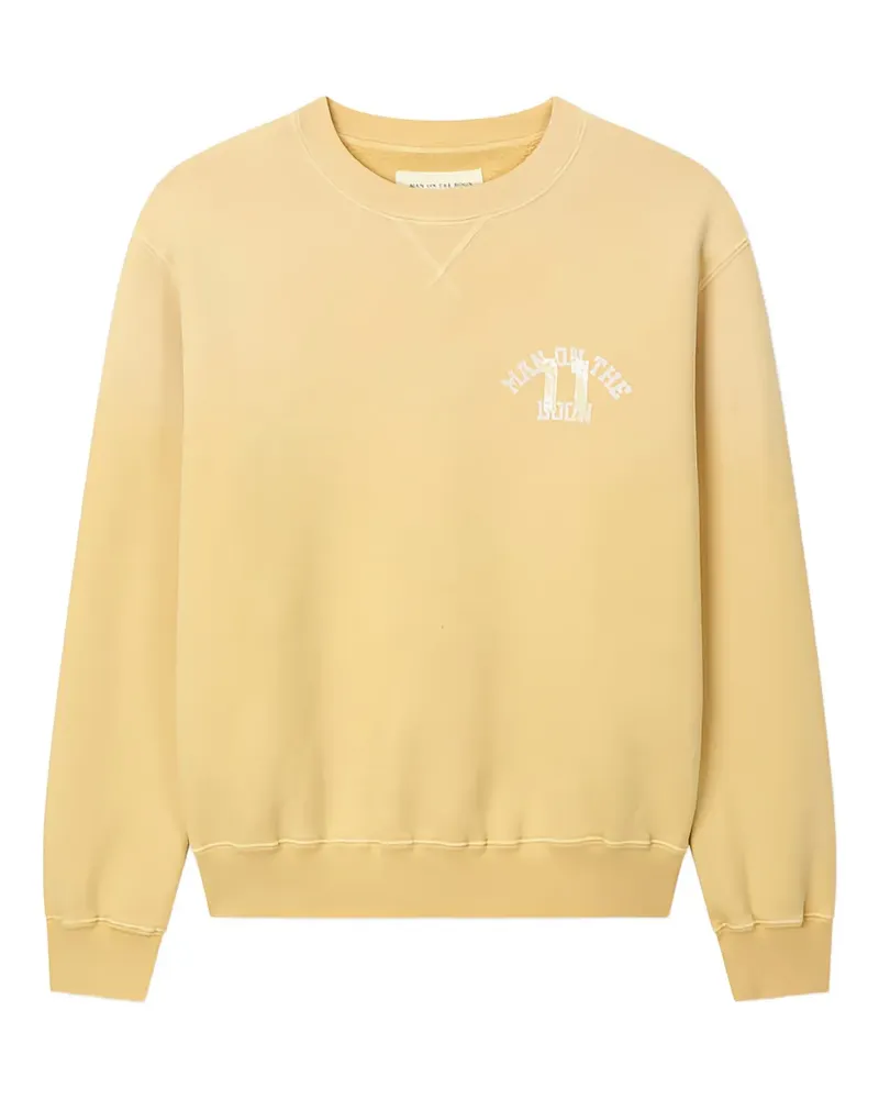 ManOnTheBoon Sweatshirt mit Logo-Detail - Gelb Gelb