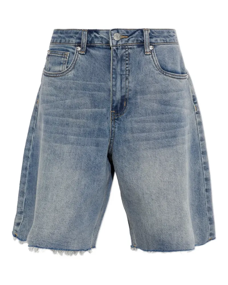 Gestuz GZnoma raw-cut denim shorts - Blau Blau