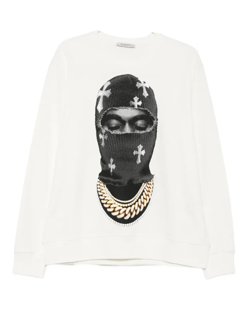 IH NOM UH NIT graphic-print hoodie - Nude Nude