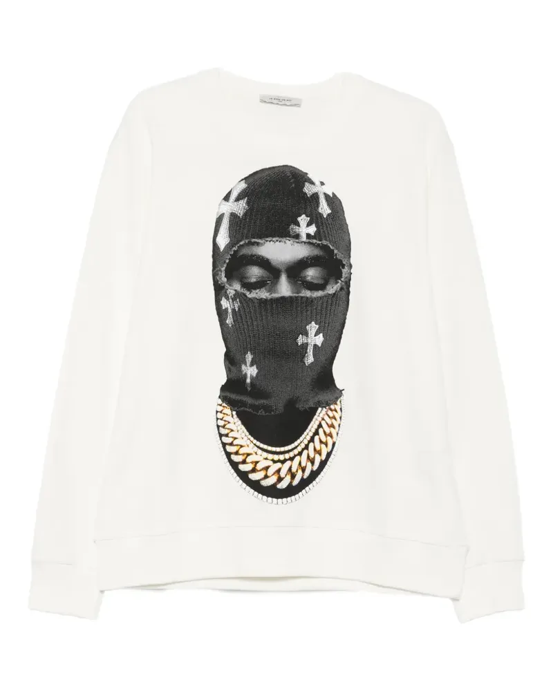 IH NOM UH NIT graphic-print hoodie - Nude Nude