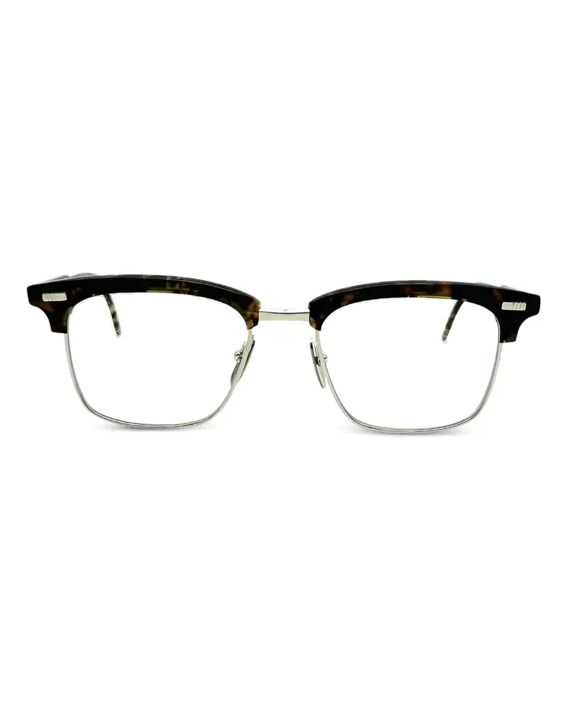 Thom Browne Brille in Schildpattoptik - Braun Braun