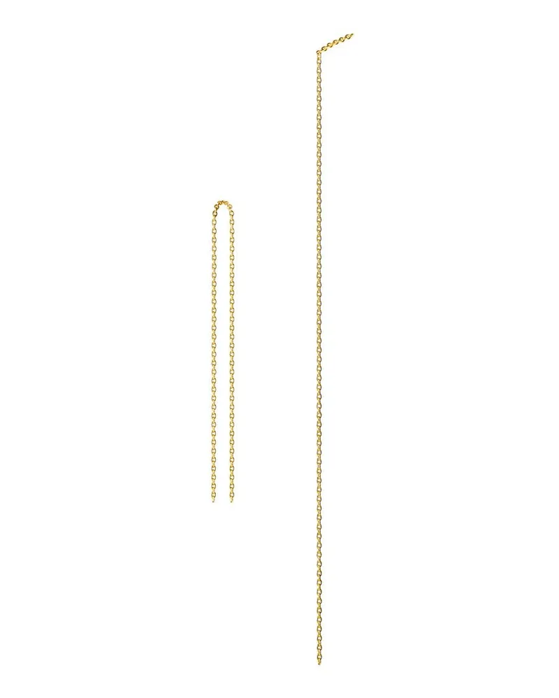SHIHARA 150' Kettenohrringe - Metallic Metallic