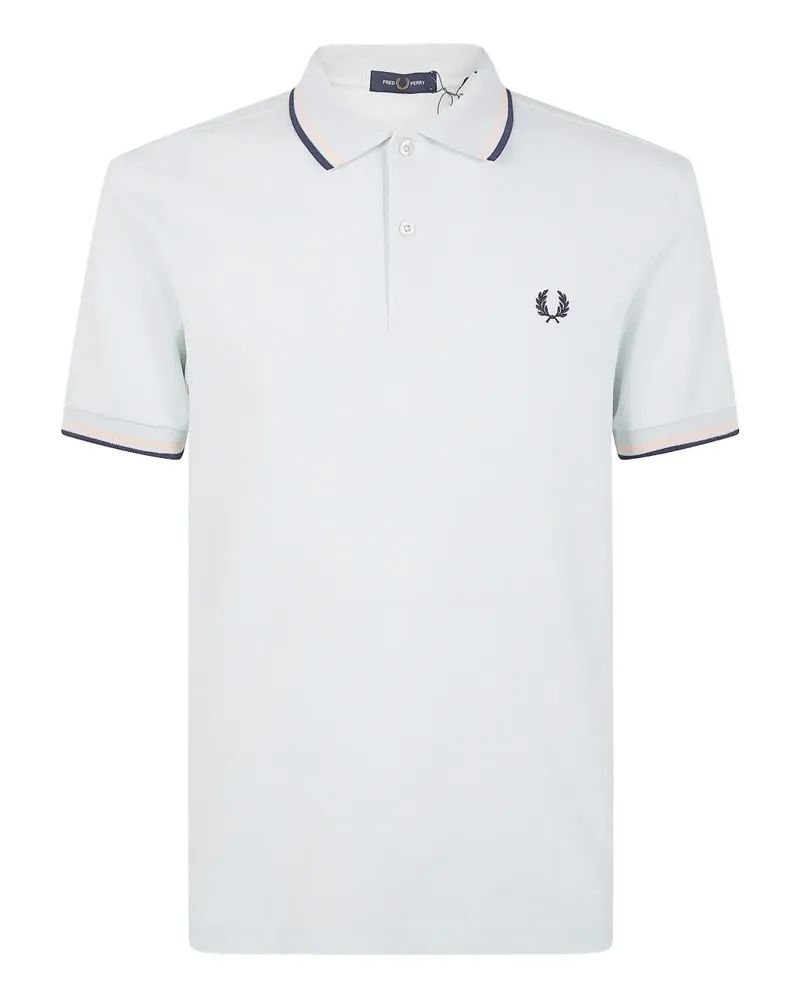 Fred Perry Poloshirt mit Lorbeerkranz - Weiß Weiß